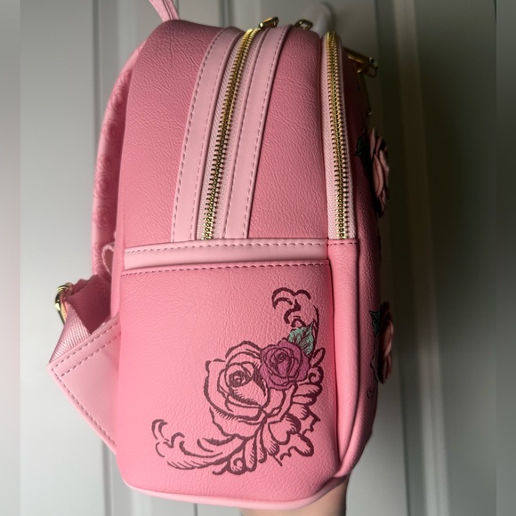 Beauty and the Beast loungefly mini backpack NWT - Picture 5 of 10